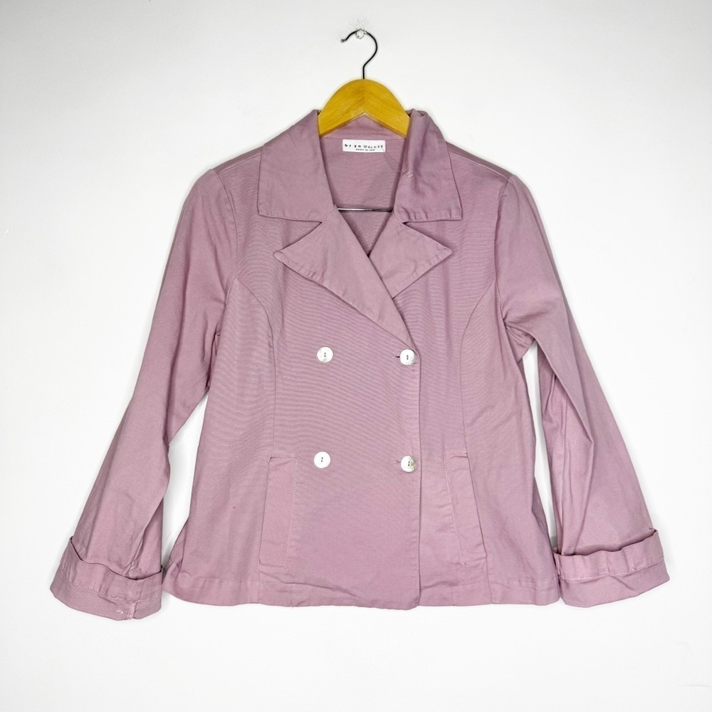 Bryn Walker Women's Pink Double-Breasted Jacket Size Small